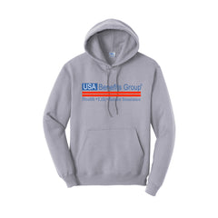 USA Benefits Group - Port & Company® Core Fleece Pullover Hooded Sweatshirt