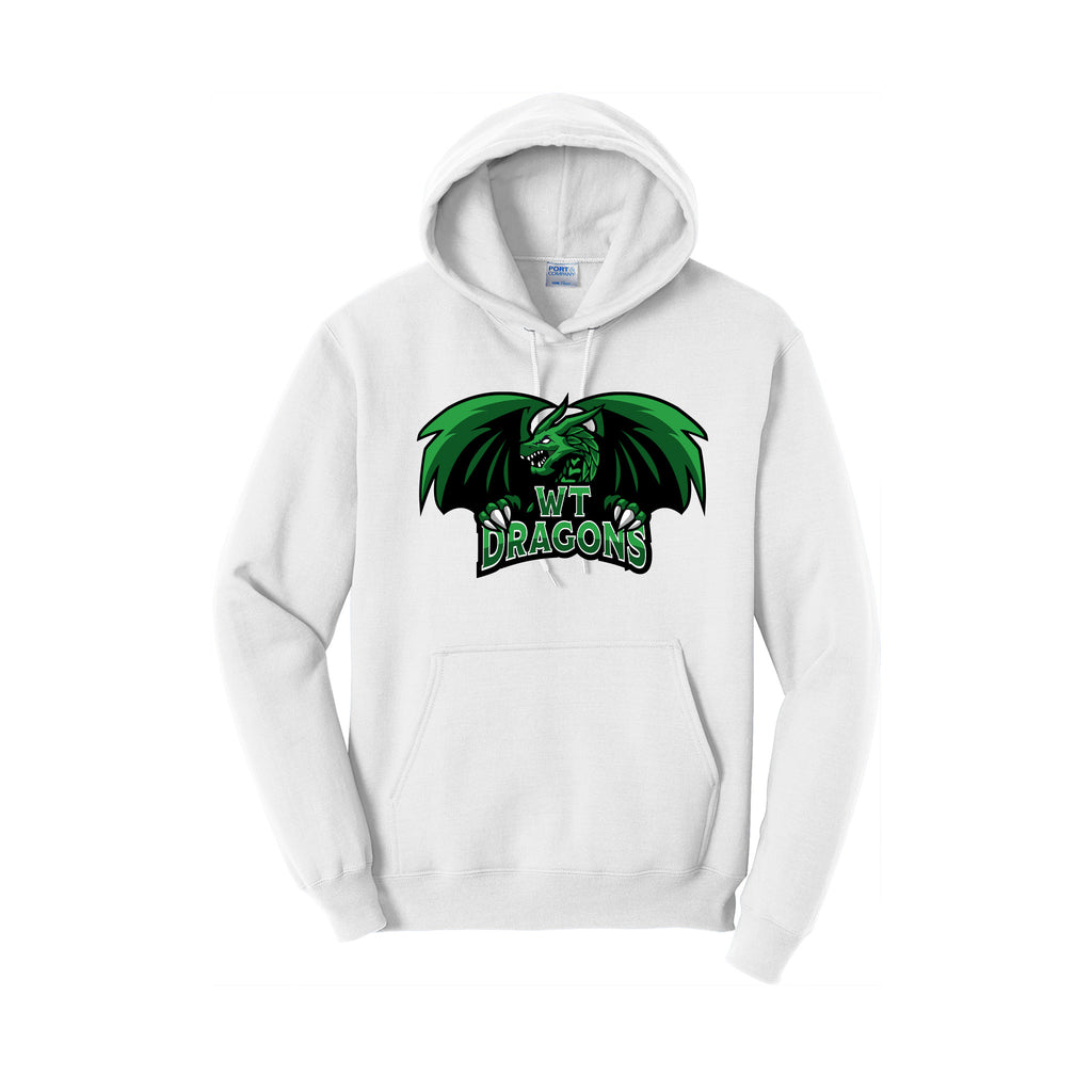 WT Dragons - Port & Company® Core Fleece Pullover Hooded Sweatshirt