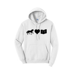 Stockhands Horses For Healing - Port & Company® Core Fleece Pullover Hooded Sweatshirt