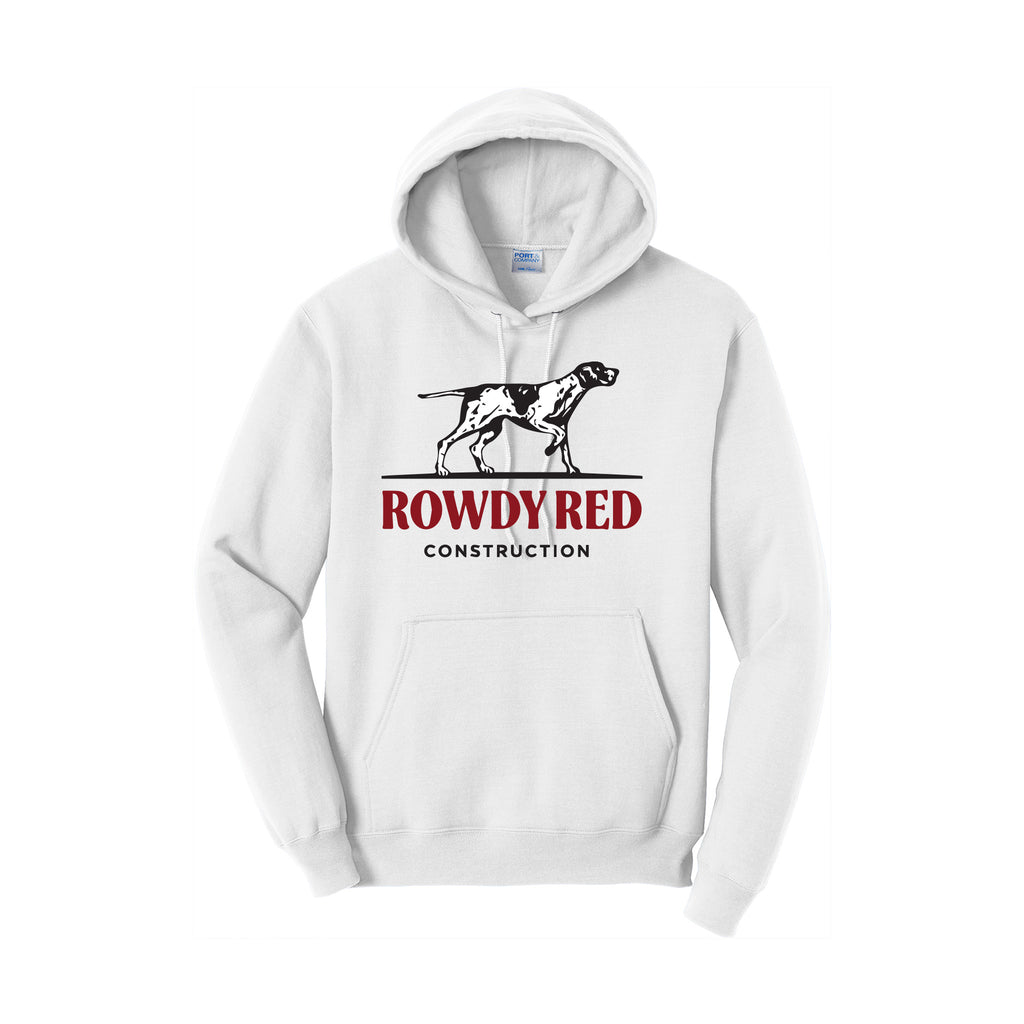 Rowdy Red Construction - Port & Company® Core Fleece Pullover Hooded Sweatshirt
