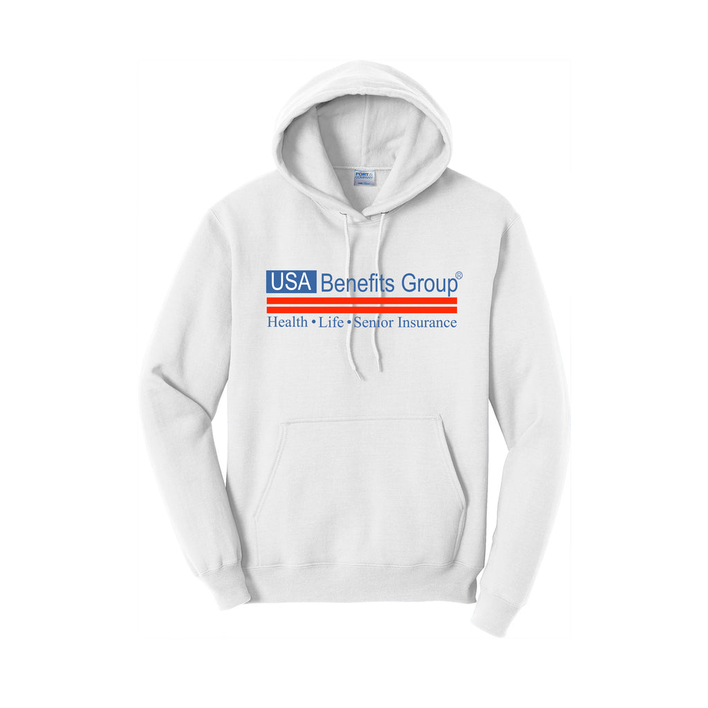 USA Benefits Group - Port & Company® Core Fleece Pullover Hooded Sweatshirt