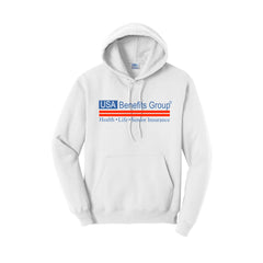 USA Benefits Group - Port & Company® Core Fleece Pullover Hooded Sweatshirt