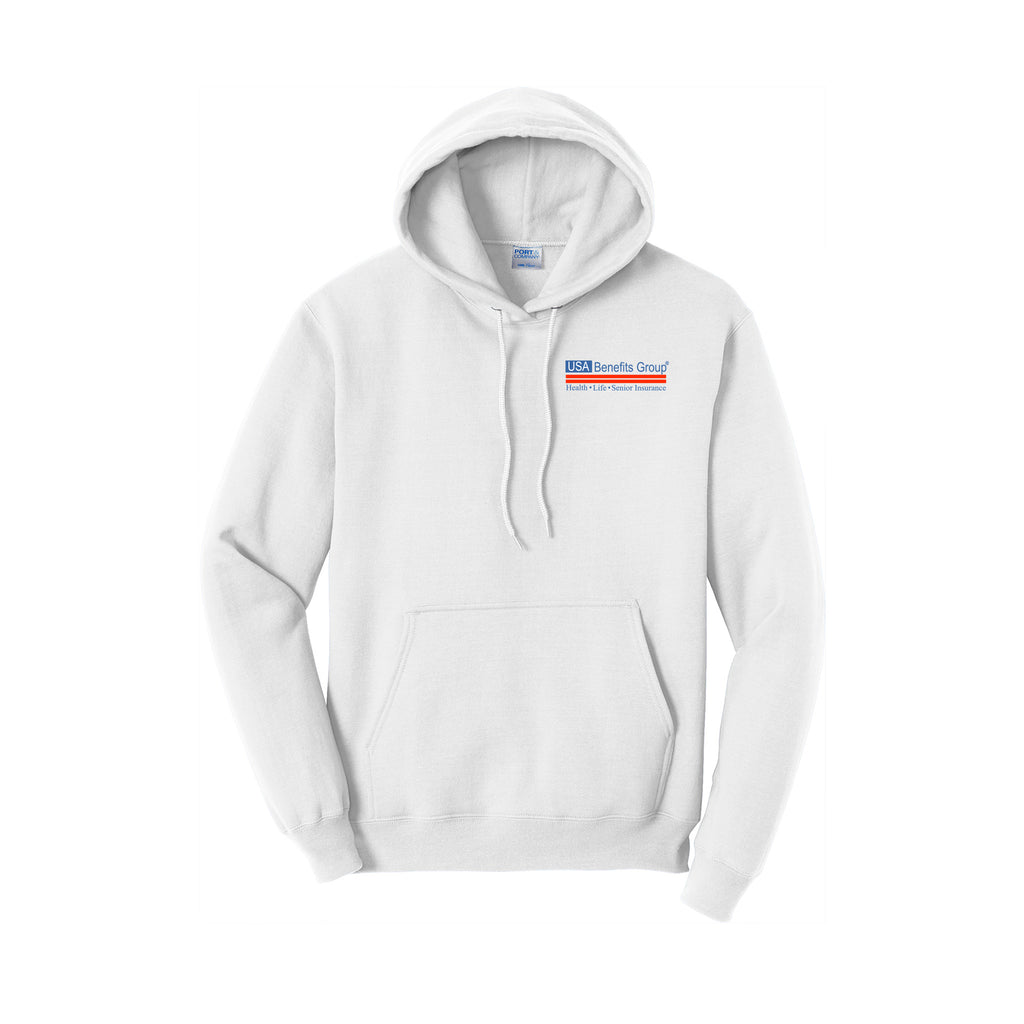USA Benefits Group - Port & Company® Core Fleece Pullover Hooded Sweatshirt