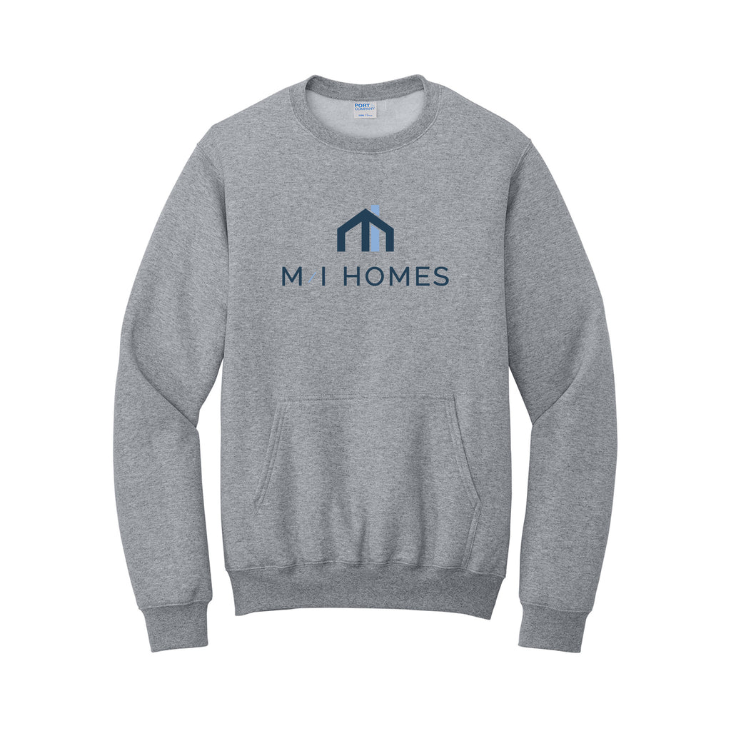 M/I Homes - Port & Co® Core Fleece Crewneck Pocket Sweatshirt