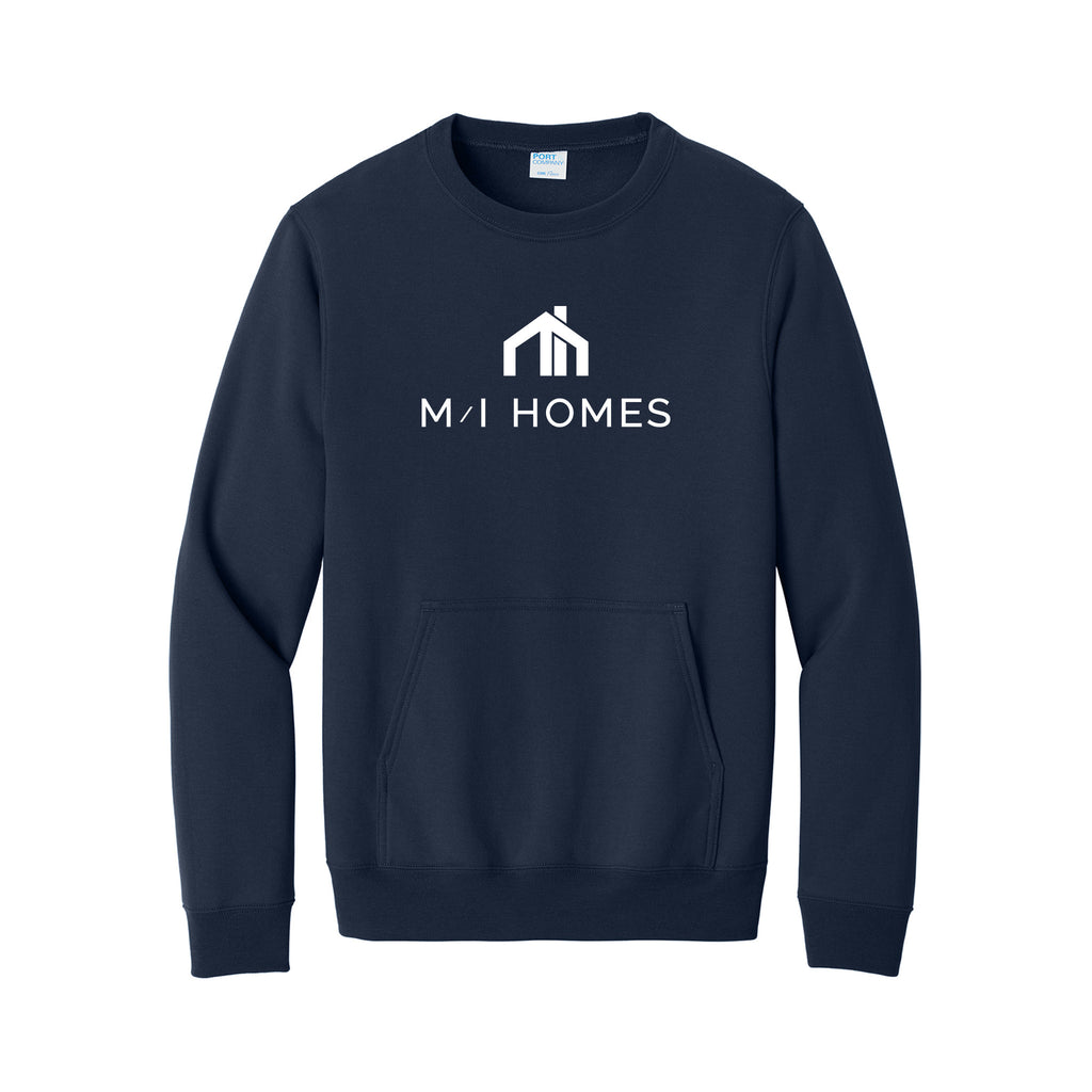 M/I Homes - Port & Co® Core Fleece Crewneck Pocket Sweatshirt