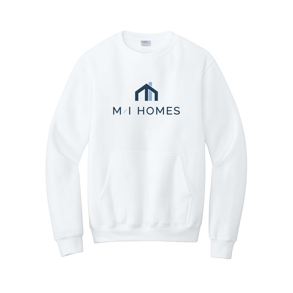 M/I Homes - Port & Co® Core Fleece Crewneck Pocket Sweatshirt