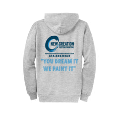 New Creation Painting - Port & Company® Core Fleece Full-Zip Hooded Sweatshirt