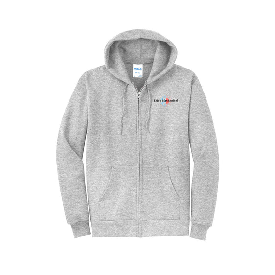 Eric's Mechanical - Port & Company® Core Fleece Full-Zip Hooded Sweatshirt