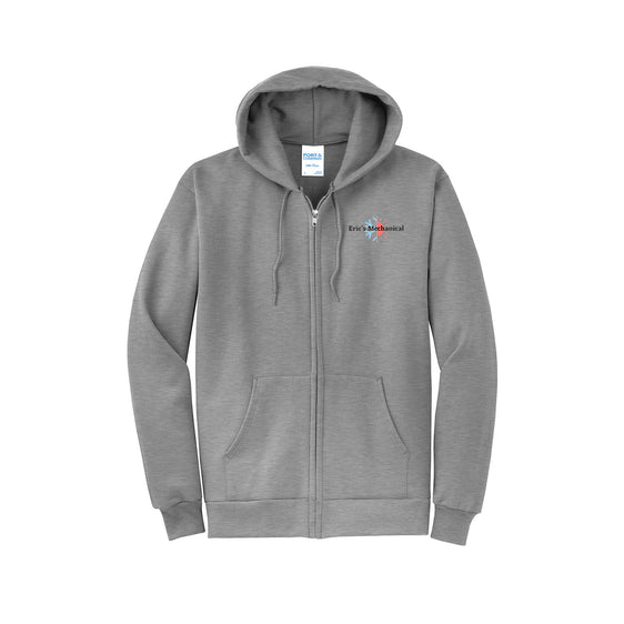 Eric's Mechanical - Port & Company® Core Fleece Full-Zip Hooded Sweatshirt
