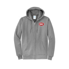 Rowdy Red Construction - Port & Company® Core Fleece Full-Zip Hooded Sweatshirt