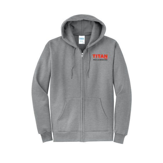 Titan USA - Port & Company® Core Fleece Full-Zip Hooded Sweatshirt