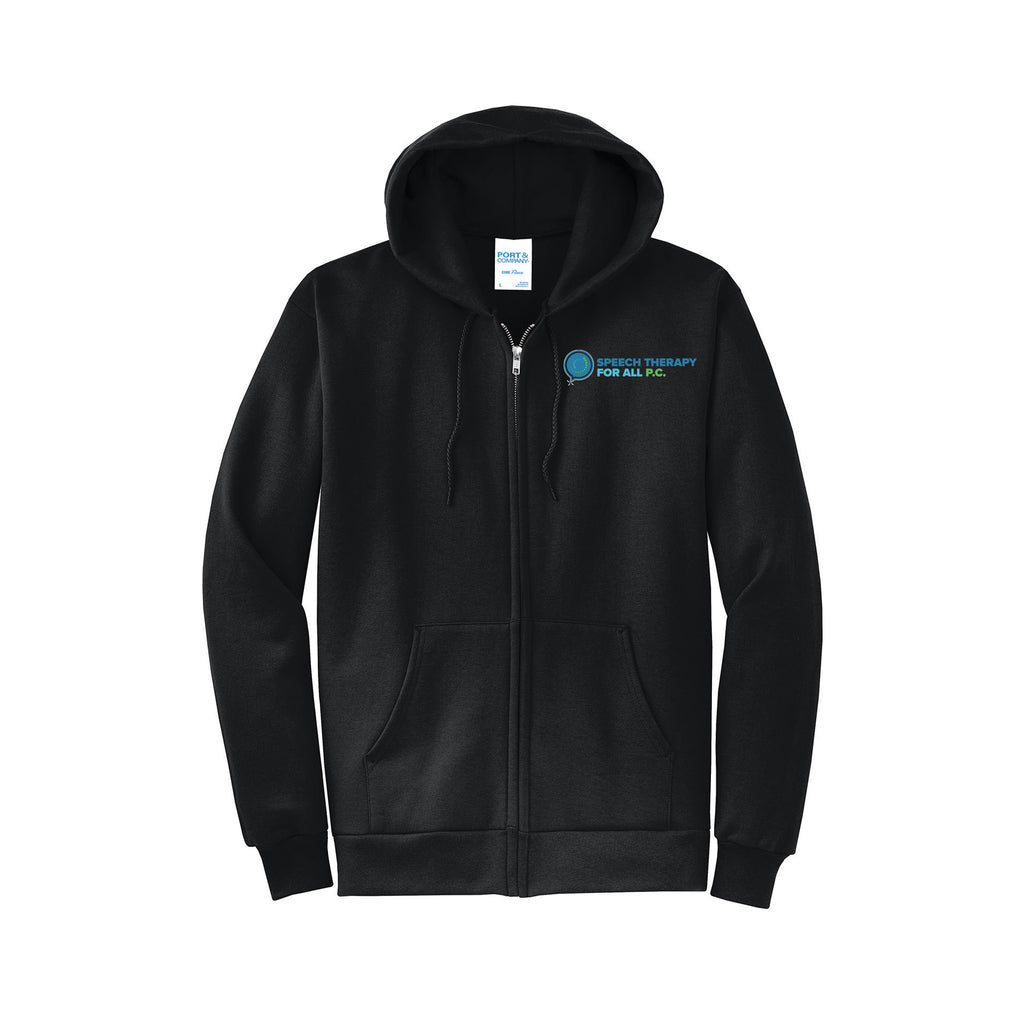 Speech Therapy For All - Port & Company® Core Fleece Full-Zip Hooded Sweatshirt