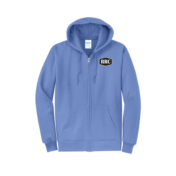 Rowdy Red Construction - Port & Company® Core Fleece Full-Zip Hooded Sweatshirt
