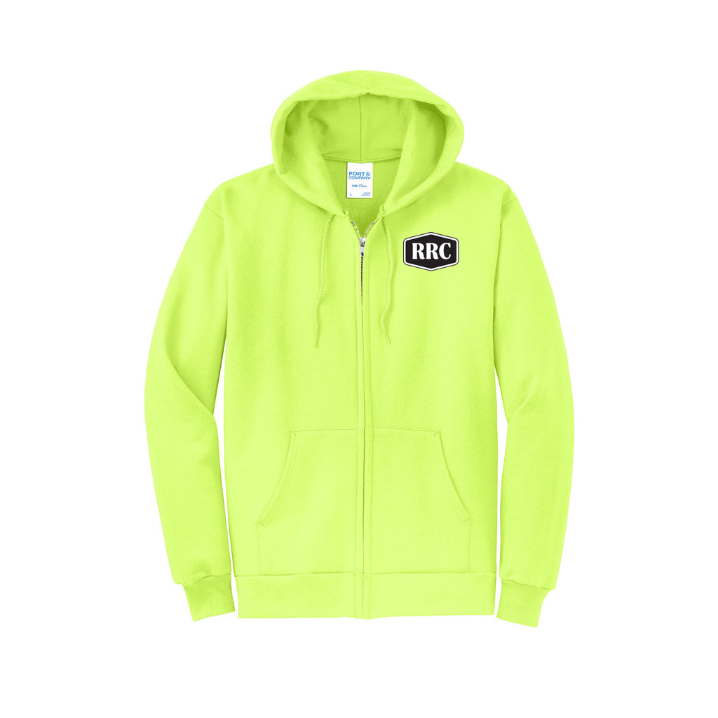 Rowdy Red Construction - Port & Company® Core Fleece Full-Zip Hooded Sweatshirt