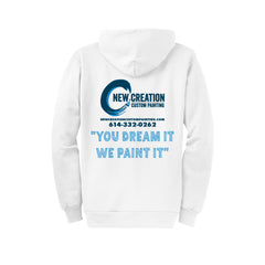 New Creation Painting - Port & Company® Core Fleece Full-Zip Hooded Sweatshirt