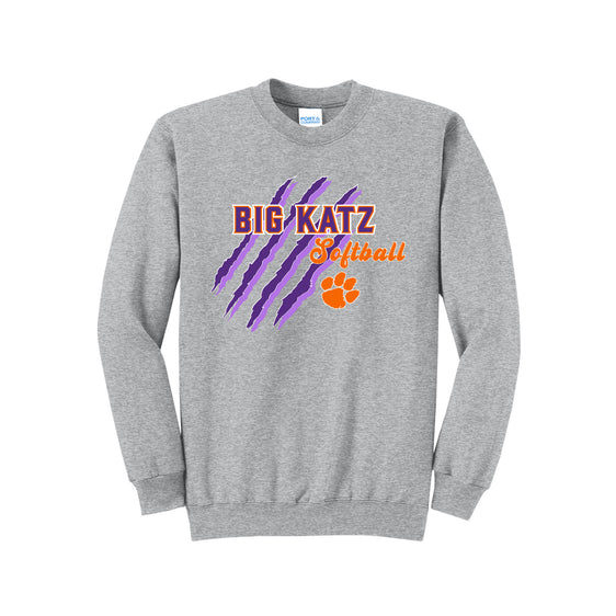 Big Katz Softball - Port & Company® Core Fleece Crewneck Sweatshirt