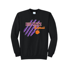 Big Katz Softball - Port & Company® Core Fleece Crewneck Sweatshirt