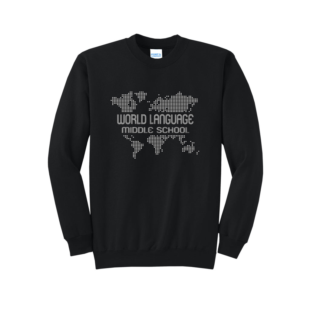 WLMS - Port & Co™ Adult Core Fleece Crewneck Sweatshirt