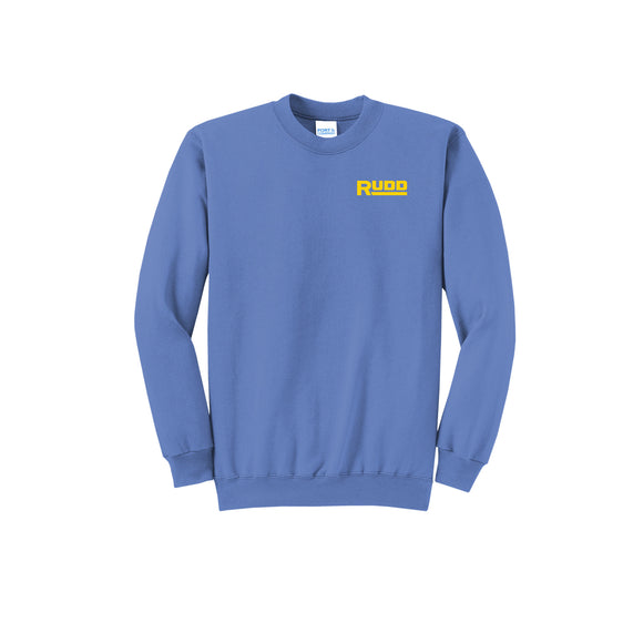 Rudd Equipment - Port & Company® Core Fleece Crewneck Sweatshirt FRONT & BACK