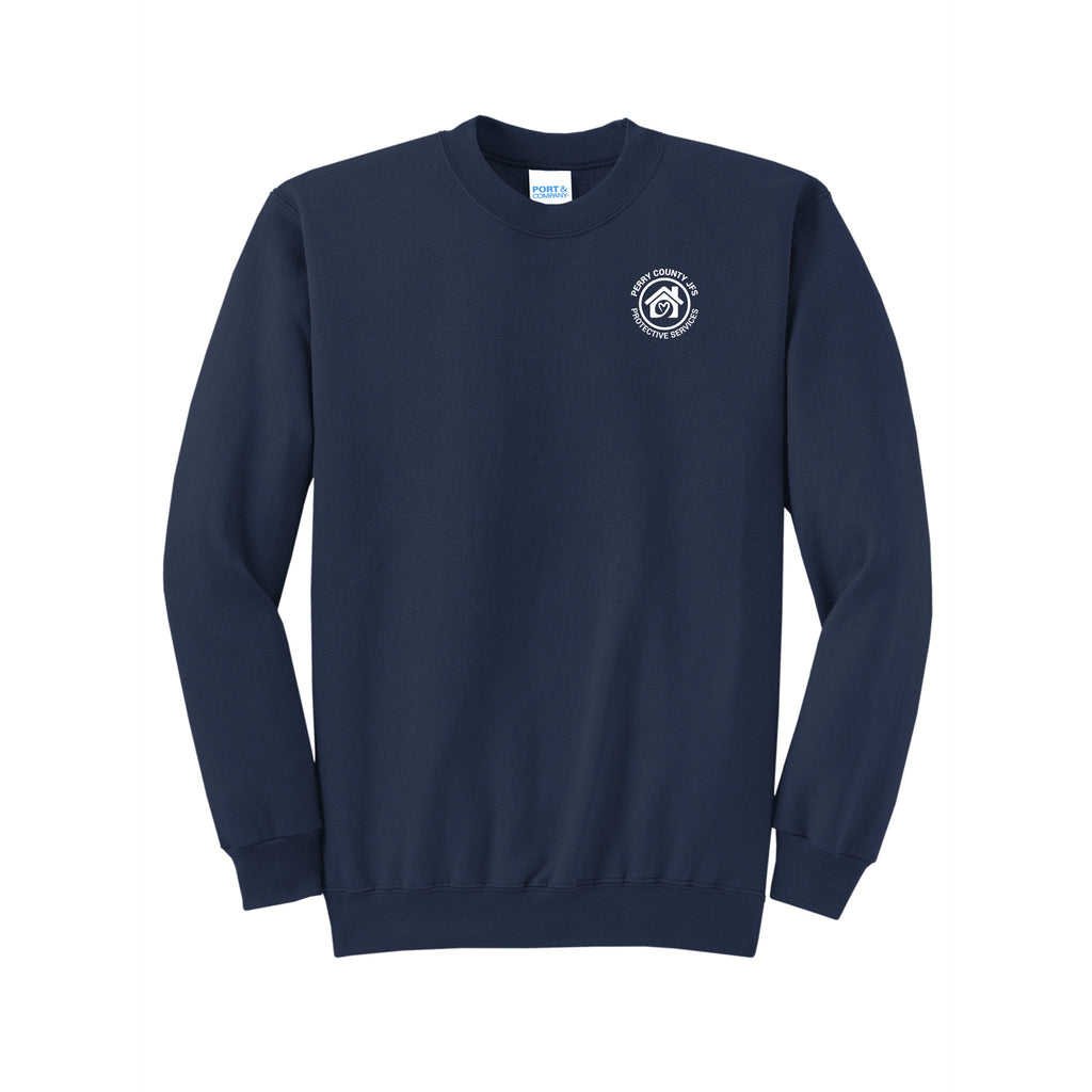 Perry County Services - Port & Company® Core Fleece Crewneck Sweatshirt