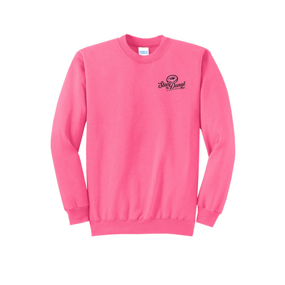 Stan the Donut Man - Port & Company® Core Fleece Crewneck Sweatshirt - FRONT ONLY