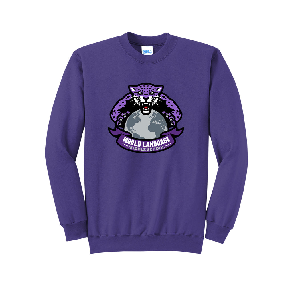 WLMS - Port & Co™ Adult Core Fleece Crewneck Sweatshirt