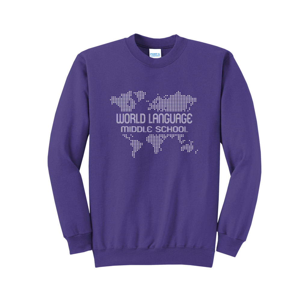 WLMS - Port & Co™ Adult Core Fleece Crewneck Sweatshirt