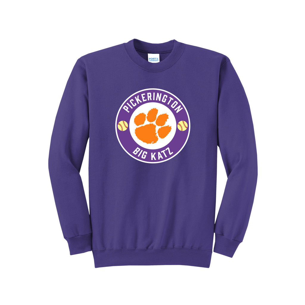 Big Katz Softball - Port & Company® Core Fleece Crewneck Sweatshirt