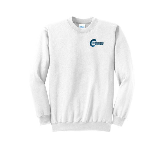 New Creation Painting - Port & Company® Core Fleece Crewneck Sweatshirt