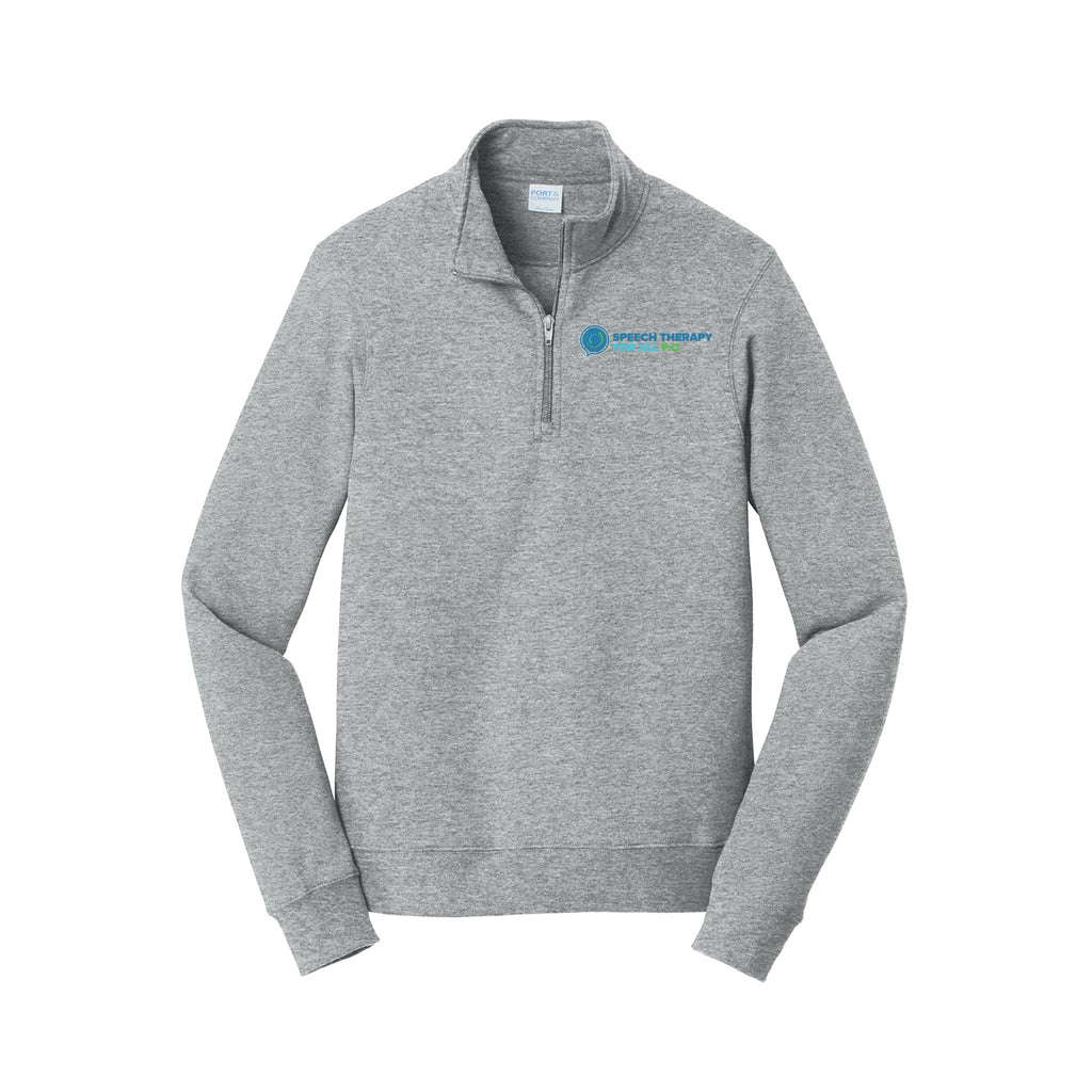 Speech Therapy For All - Port & Company® Fan Favorite™ Fleece 1/4-Zip Pullover Sweatshirt