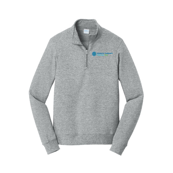 Speech Therapy For All - Port & Company® Fan Favorite™ Fleece 1/4-Zip Pullover Sweatshirt