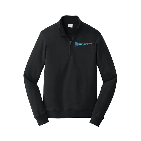 Speech Therapy For All - Port & Company® Fan Favorite™ Fleece 1/4-Zip Pullover Sweatshirt