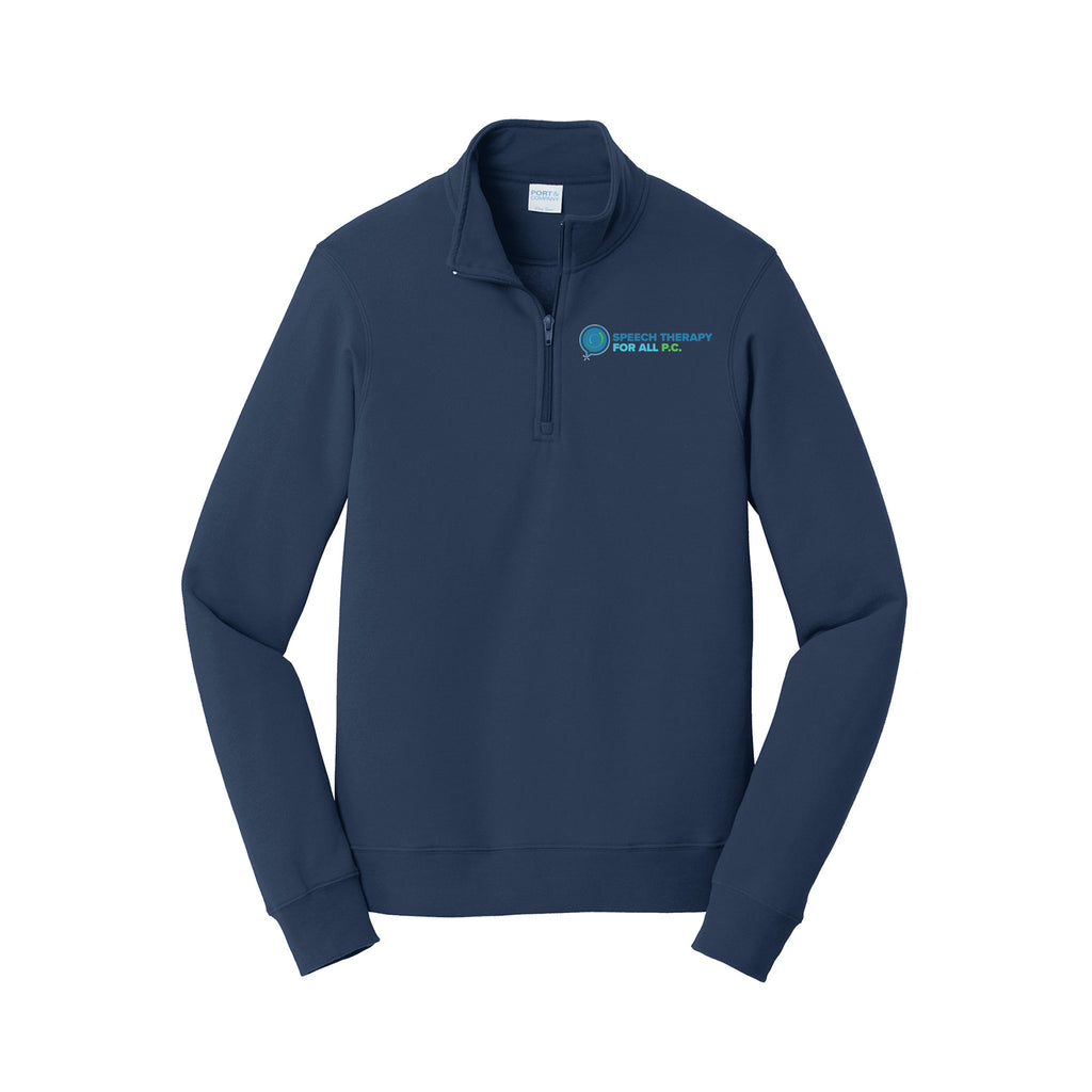 Speech Therapy For All - Port & Company® Fan Favorite™ Fleece 1/4-Zip Pullover Sweatshirt