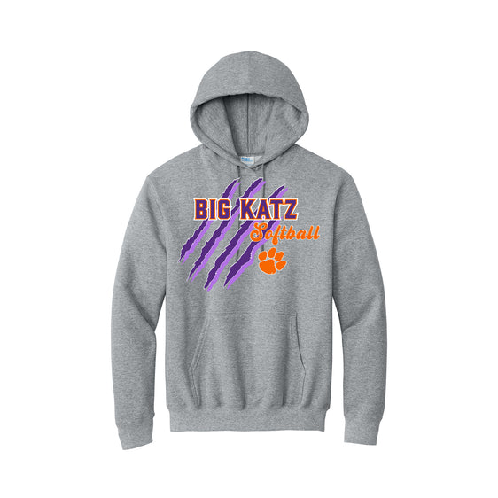 Big Katz Softball - Port & Company® Tall Essential Fleece Pullover Hooded Sweatshirt