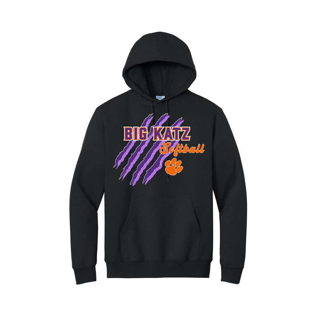 Big Katz Softball - Port & Company® Tall Essential Fleece Pullover Hooded Sweatshirt