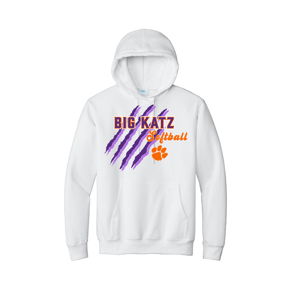 Big Katz Softball - Port & Company® Tall Essential Fleece Pullover Hooded Sweatshirt