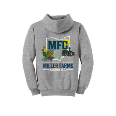 Miller Farms - Port & Company® Essential Fleece Pullover Hooded Sweatshirt