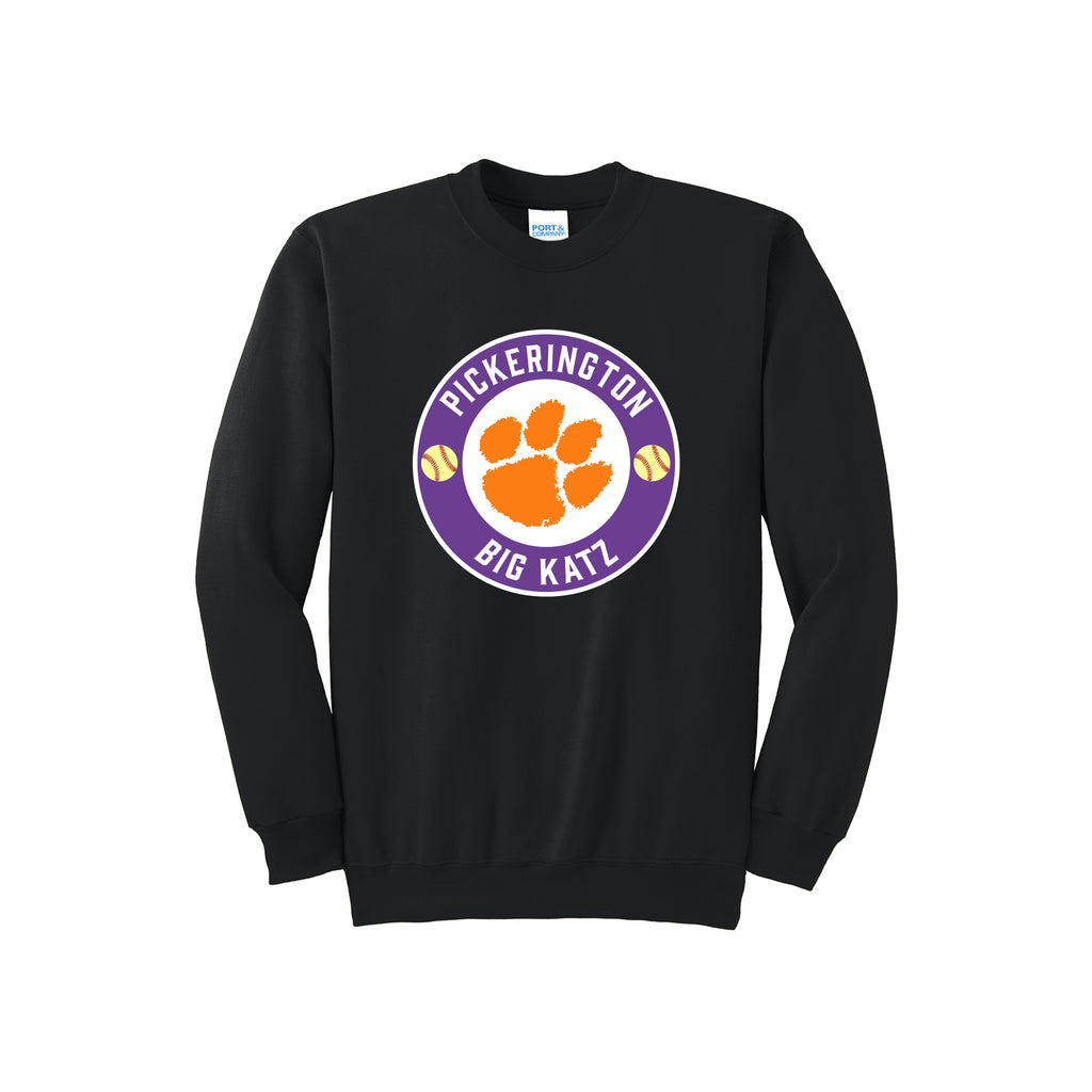 Big Katz Softball - Port & Company® Tall Essential Fleece Crewneck Sweatshirt