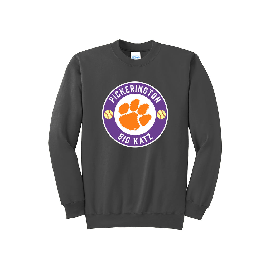 Big Katz Softball - Port & Company® Tall Essential Fleece Crewneck Sweatshirt