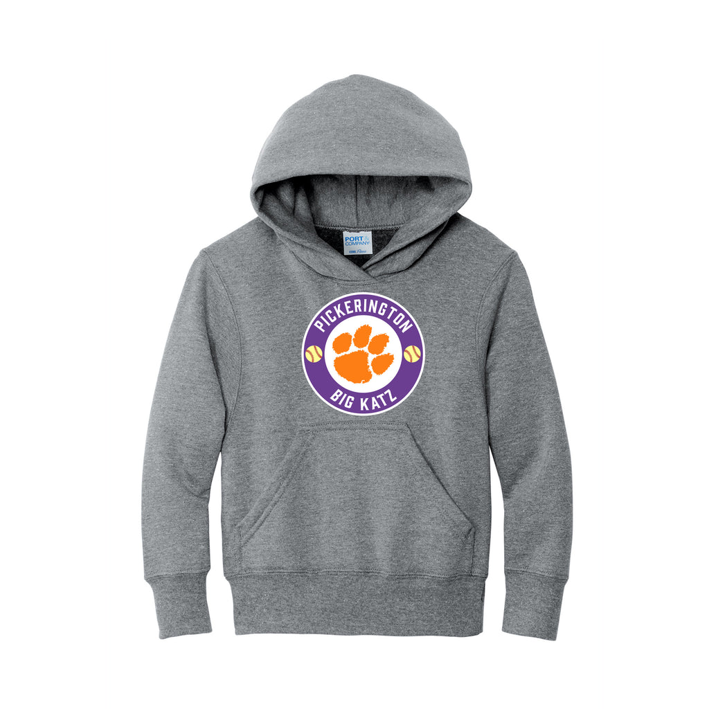 Big Katz Softball - Port & Company® Youth Core Fleece Pullover Hooded Sweatshirt