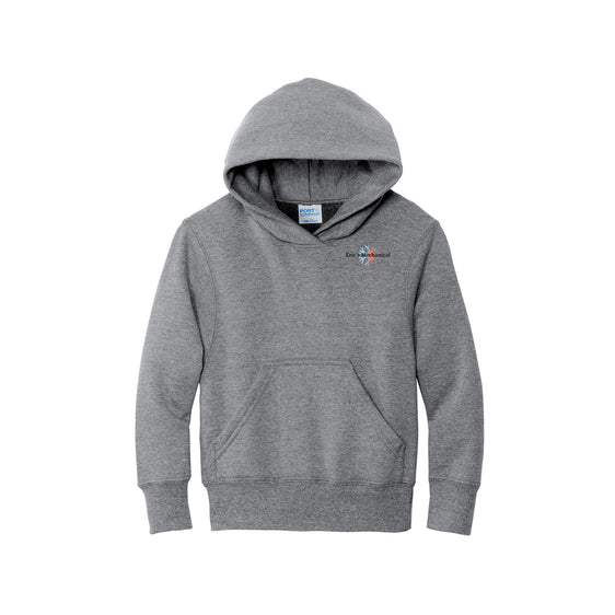 Eric's Mechanical - Port & Company® Youth Core Fleece Pullover Hooded Sweatshirt