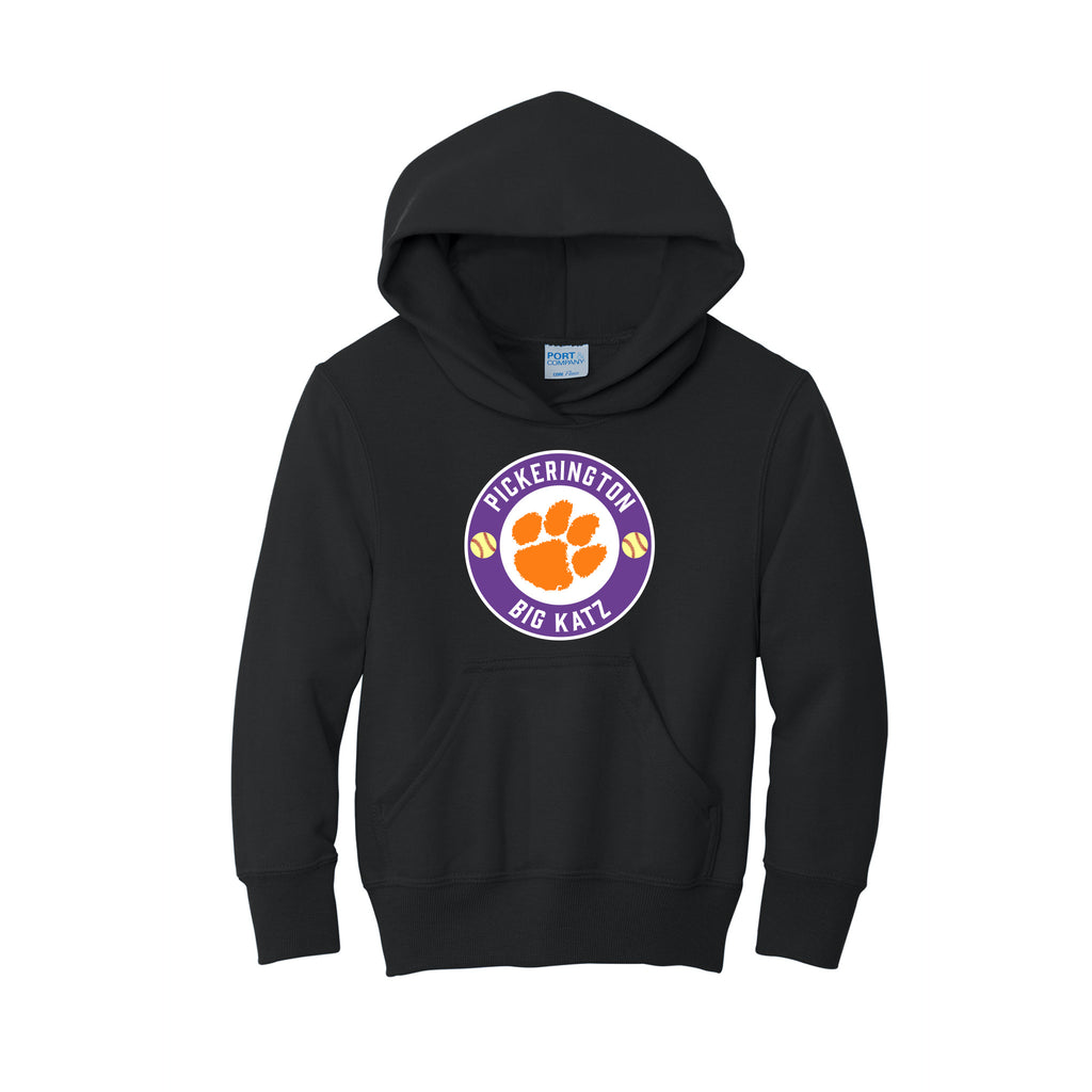 Big Katz Softball - Port & Company® Youth Core Fleece Pullover Hooded Sweatshirt