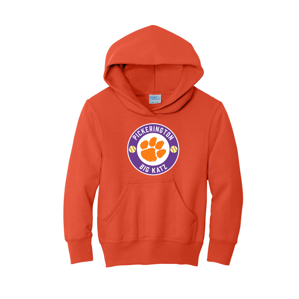 Big Katz Softball - Port & Company® Youth Core Fleece Pullover Hooded Sweatshirt
