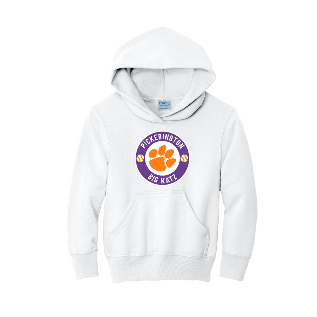 Big Katz Softball - Port & Company® Youth Core Fleece Pullover Hooded Sweatshirt