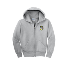 Ridgeview Middle School - Port & Co™ Youth Core Fleece Full-Zip Hooded Sweatshirt