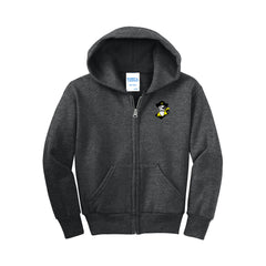 Ridgeview Middle School - Port & Co™ Youth Core Fleece Full-Zip Hooded Sweatshirt