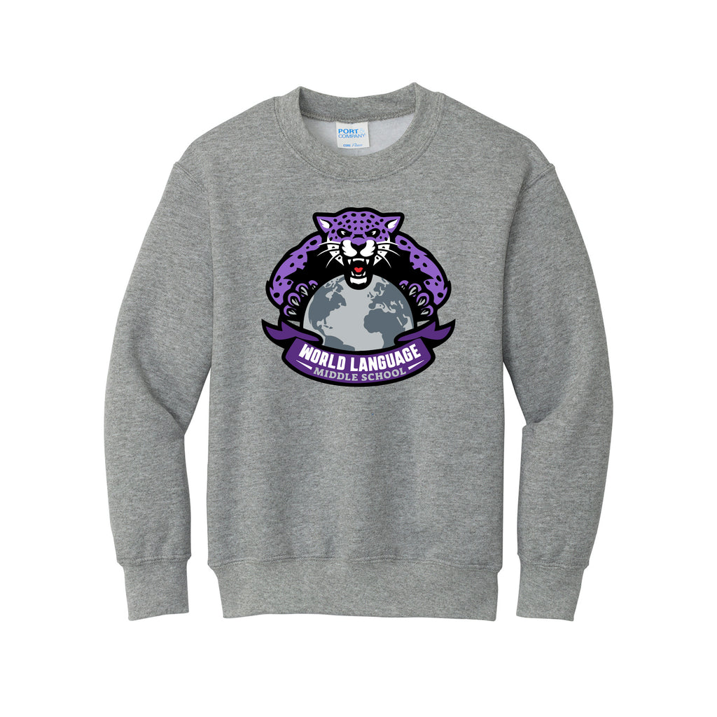 WLMS - Port & Co™ YOUTH Core Fleece Crewneck Sweatshirt