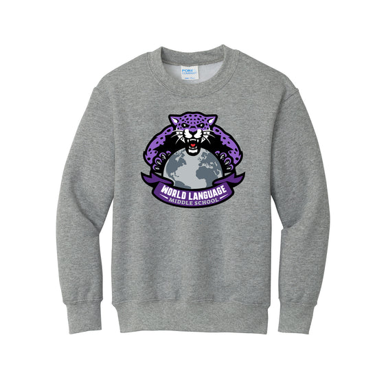 WLMS - Port & Co™ YOUTH Core Fleece Crewneck Sweatshirt