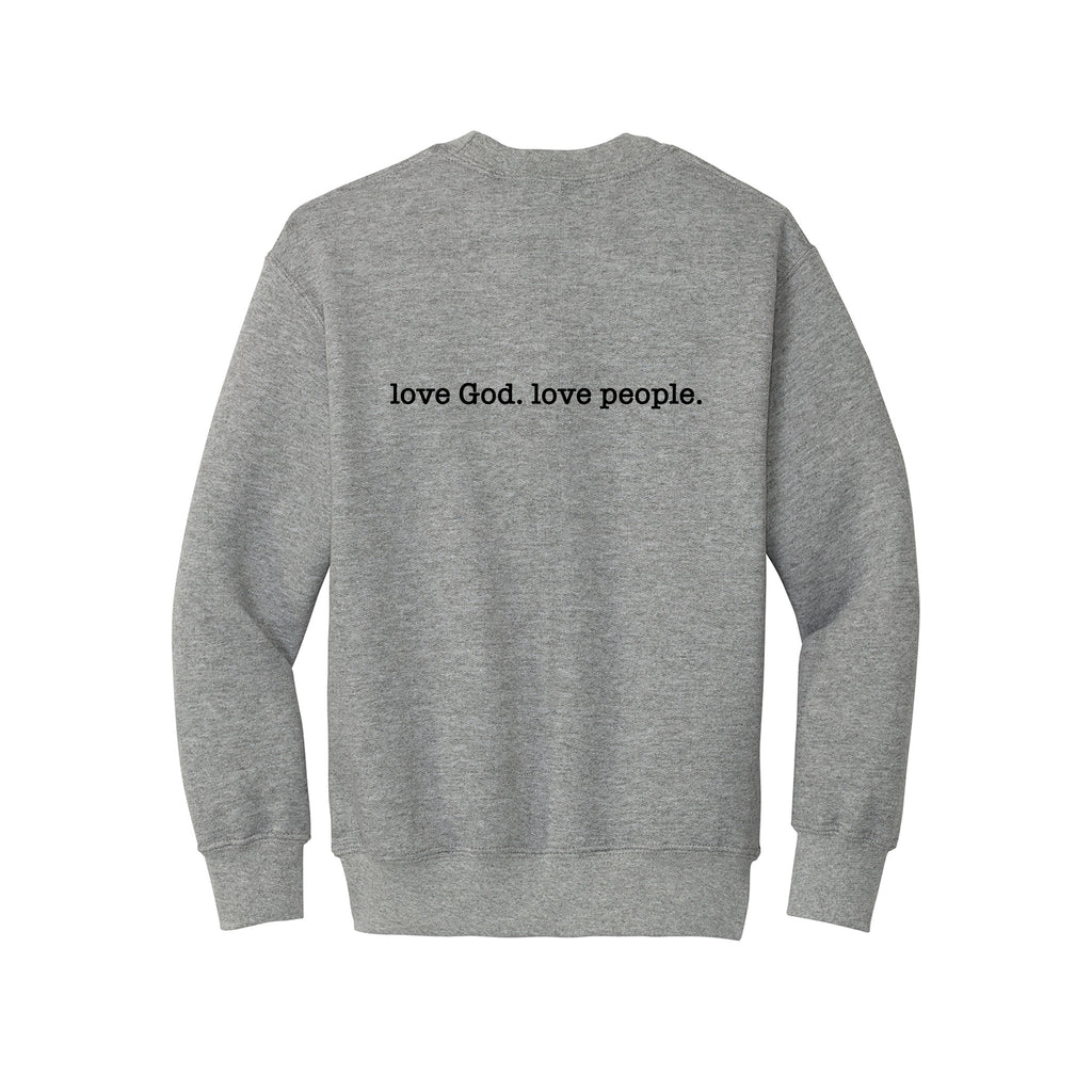 New Way - Port & Co™ Youth Core Fleece Crewneck Sweatshirt
