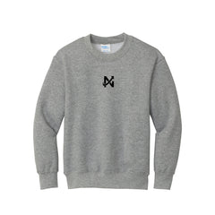 New Way - Port & Co™ Youth Core Fleece Crewneck Sweatshirt